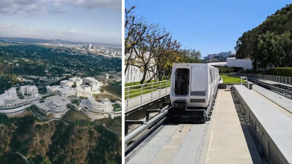 Ride the Tram to the Getty Center