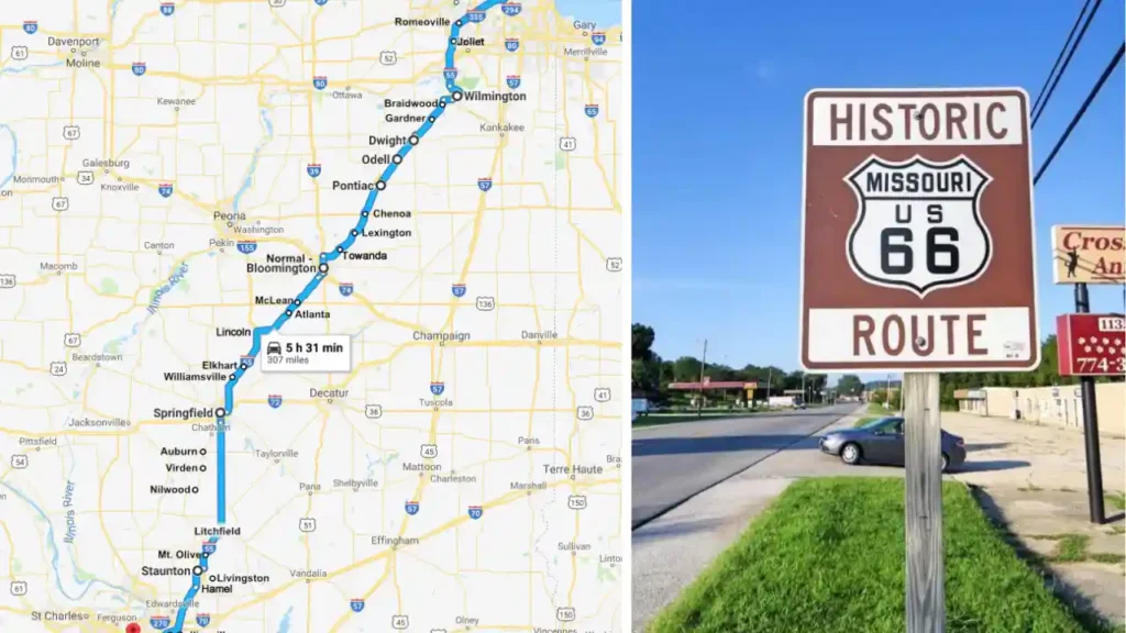 Springfield, Illinois to St. Louis, Missouri