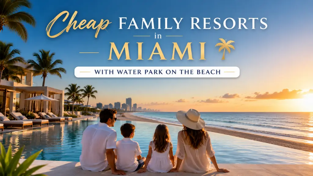 Cheap Family Resorts in Miami With Water Park on the Beach