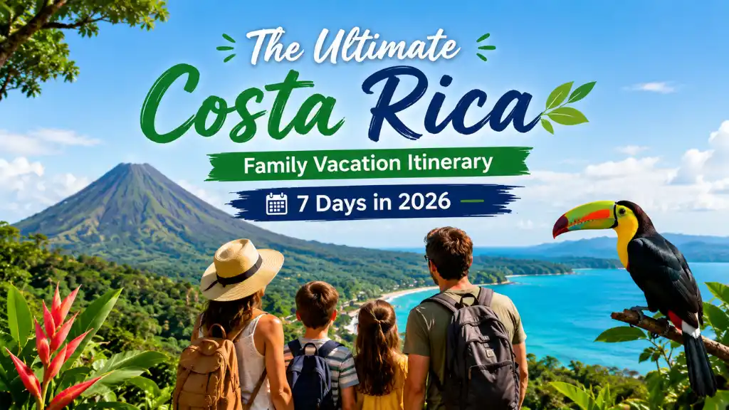 Costa Rica Family Vacation Itinerary 7 Days
