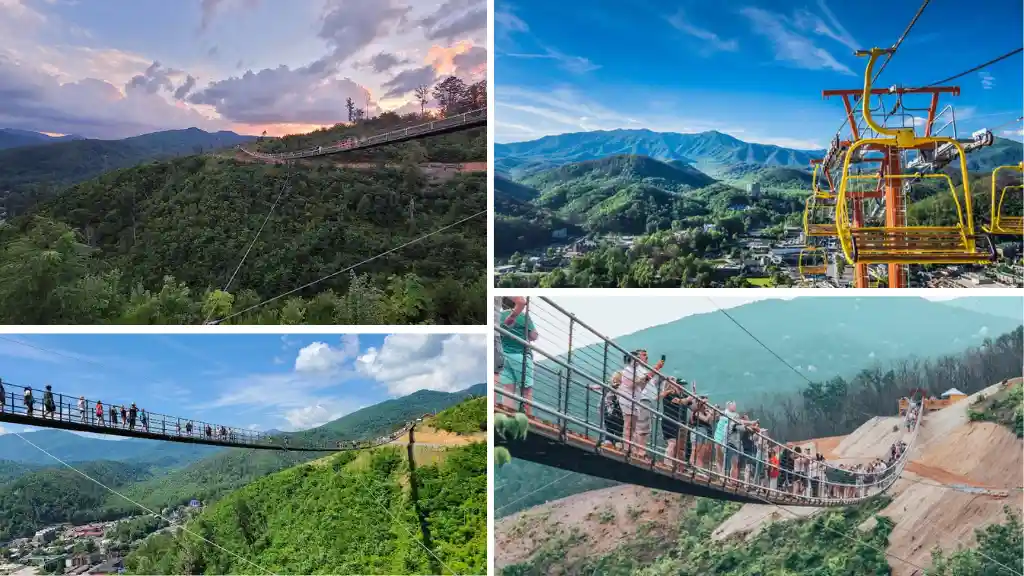 Cross the Gatlinburg Skybridge