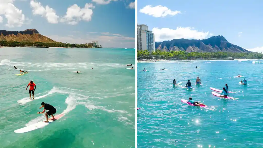 Surfing Lessons at Waikiki Beach
