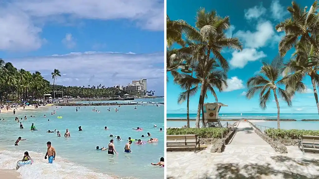 Waikiki Beach at Kuhio Beach Park